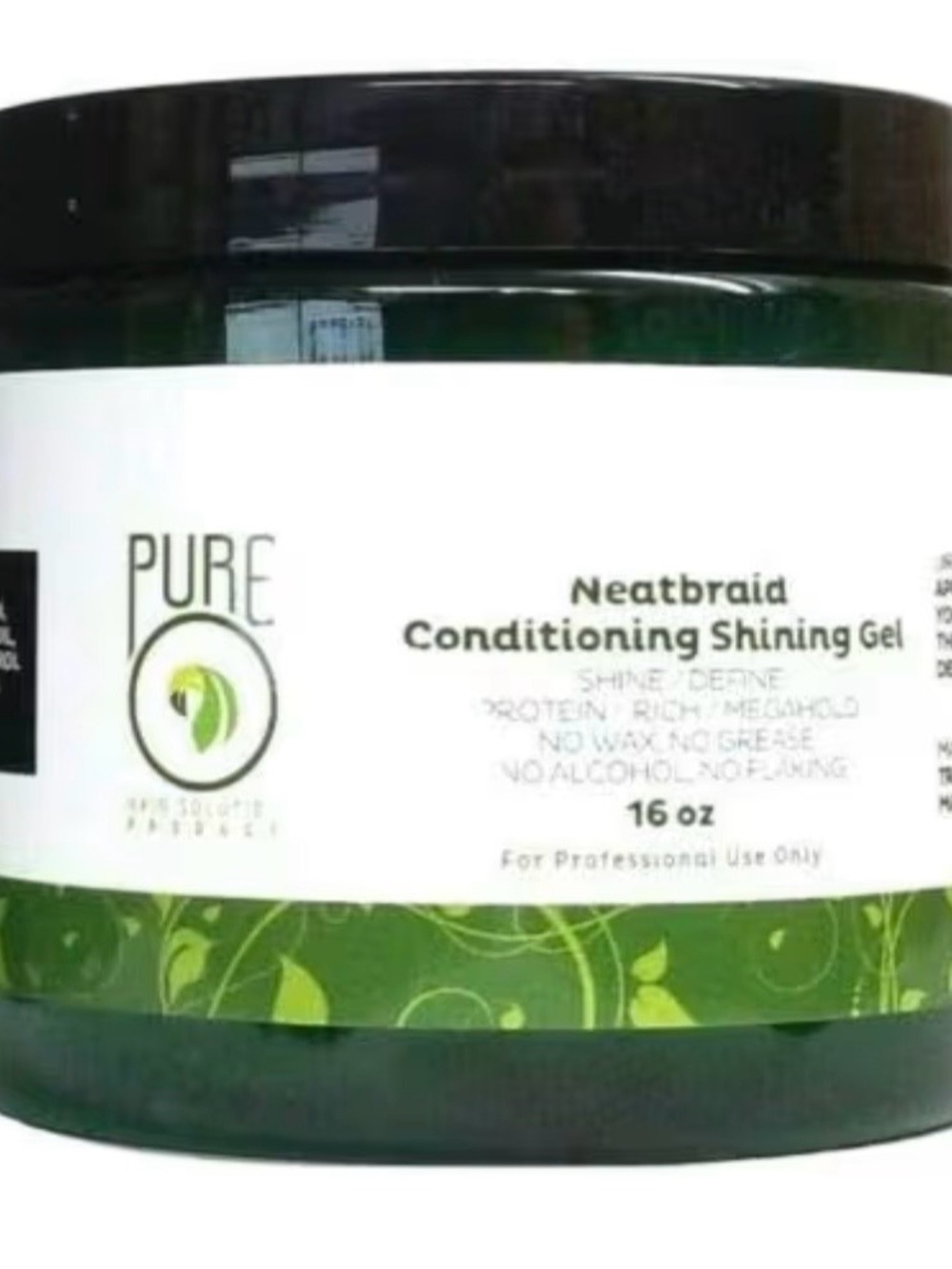PURE Neatbraid Conditioning Shining Gel - 16 Oz  (UNISEX)